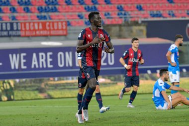 Musa barrow (bologna fc), İtalya 'nın Bologna kentinde 15 Temmuz 2020' de yapılan Bologna - LM / Alessio Marini