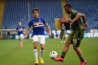 tommaso augello (sampdoria), daniele ragatzu (cagliari) 15 Temmuz 2020 - LM / Danilo Vigo