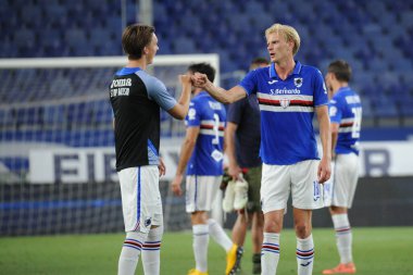Morten Thorsby (sampdoria) 15 Temmuz 2020 'de Cenova, İtalya' da Sampdoria - LM / Danilo Vigo