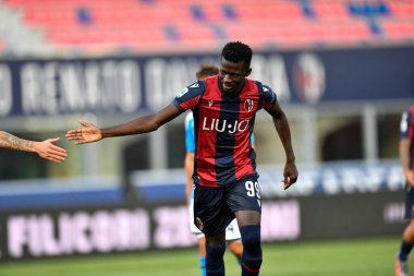 Musa barrow (bologna fc), İtalya 'nın Bologna kentinde 15 Temmuz 2020' de yapılan Bologna - LM / Alessio Marini