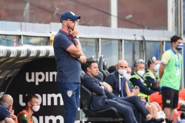 Walter Zenga (Cagliari) 15 Temmuz 2020 'de Cenova, İtalya' da Sampdoria-Cagliari maçında - LM / Danilo Vigo