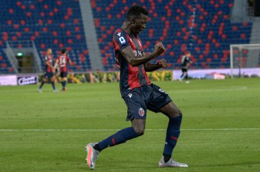 Musa barrow (bologna fc), İtalya 'nın Bologna kentinde 15 Temmuz 2020' de yapılan Bologna - LM / Alessio Marini