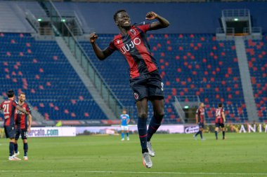 Musa barrow (bologna fc), İtalya 'nın Bologna kentinde 15 Temmuz 2020' de yapılan Bologna - LM / Alessio Marini