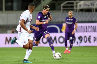 Dusan vlahoviç of acf fiorentina in action during Fiorentina vs Torino at the Artemio Franchi Stadyumu, Italy, 19 Temmuz 2020 - LM / Matteo Papini