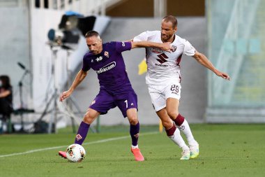 İtalya, Floransa 'daki Artemio Franchi Stadyumu' nda Fiorentina 'ya karşı Torino FC' den Lorenzo de Silvestri 'ye karşı 19 Temmuz 2020 - LM / Matteo Papini