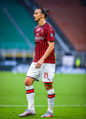 AC Milan 'dan Zlatan Ibrahimoviç, 15 Temmuz 2020' de San Siro Stadyumu 'nda AC Milan ile Parma Calcio arasında oynanan 2019 / 20 karşılaşmasında - Fotoğraf: Fabrizio Carabelli / LM