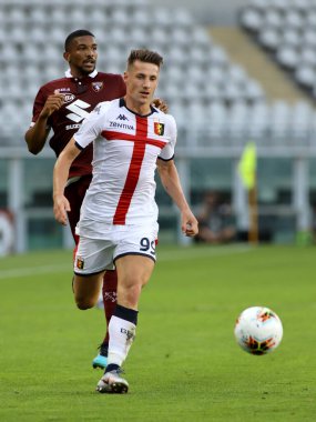 Torino, İtalya 'nın Torin kentinde Cenova' ya karşı açılan davada 99 Andrea pinamonti (Ceneviz Fc) - LM / Claudio Benedetto