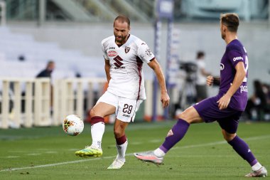 Torino FC 'li Silvestri Lorenzo, 19 Temmuz 2020' de İtalya 'nın Floransa kentindeki Artemio Franchi Stadyumu' nda Torino 'ya karşı Fiorentina maçında görevdeydi.