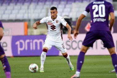 Torino FC 'den Alejandro berenguer, 19 Temmuz 2020' de İtalya 'nın Floransa kentindeki Artemio Franchi Stadyumu' nda Torino 'ya karşı Fiorentina maçında görevdeydi - LM / Matteo Papini
