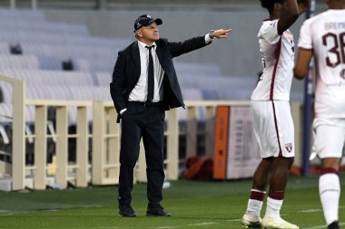 Giuseppe iachini acf fiorentina jestleri yöneticisi Fiorentina, Torino 'ya karşı Floransa' daki Artemio Franchi Stadyumu 'nda 19 Temmuz 2020 - LM / Matteo Papini