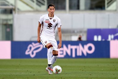 Torino FC 'den sasa lukiç, 19 Temmuz 2020' de İtalya 'nın Floransa kentindeki Artemio Franchi Stadyumu' nda Torino 'ya karşı Fiorentina maçında eylem halindeydi - LM / Matteo Papini