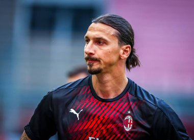AC Milan 'dan Zlatan Ibrahimoviç, 15 Temmuz 2020' de San Siro Stadyumu 'nda AC Milan ile Parma Calcio arasında oynanan 2019 / 20 karşılaşmasında - Fotoğraf: Fabrizio Carabelli / LM