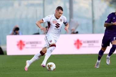 Torino FC 'den Andrea Belotti, İtalya' nın Floransa kentindeki Artemio Franchi Stadyumu 'nda Torino' ya karşı Fiorentina maçında 19 Temmuz 2020 - LM / Matteo Papini