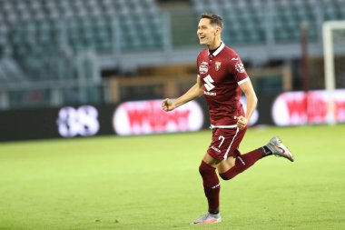 7 sasa lukiç (torino fc), 16 Temmuz 2020 - LM / Claudio Benedetto 'da Torino-Genoa maçında golü kutladı