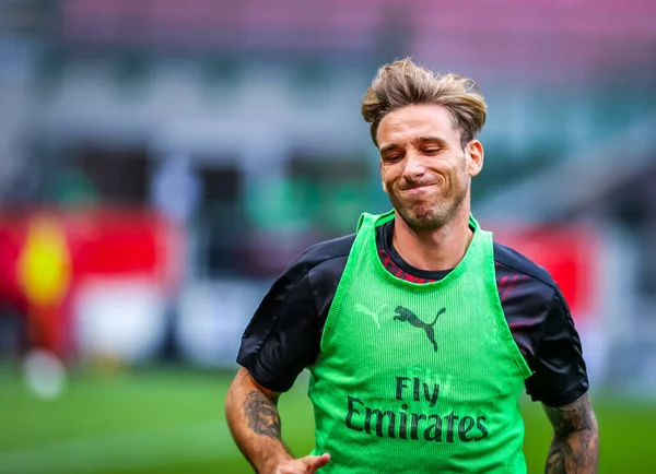 2012 Lucas Biglia Milan Serie 2019 Match Milan Parma Calcio — 스톡 사진