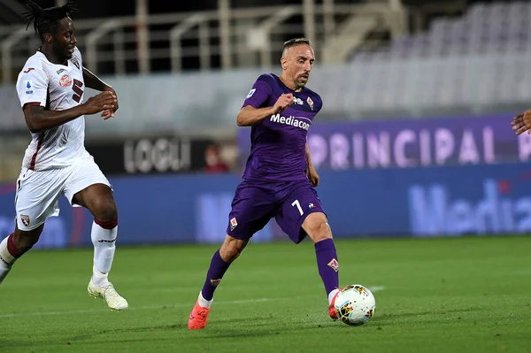 Franck Ribery Acf Fiorentina Action Fiorentina Torino Artemio Franchi Stadium — Foto de Stock