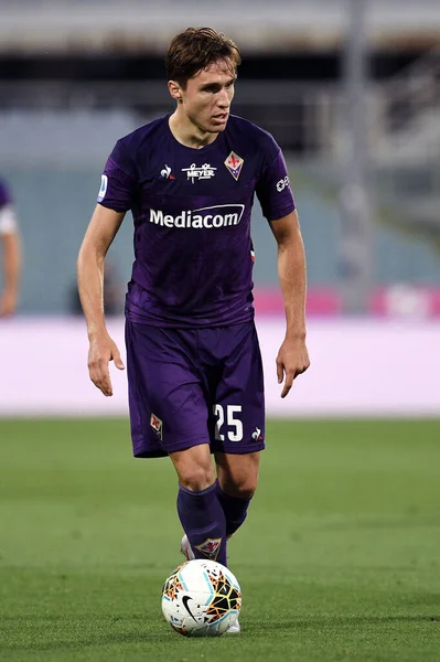 Federico Chiesa Acf Fiorentina Acción Durante Fiorentina Torino Estadio Artemio — Foto de Stock