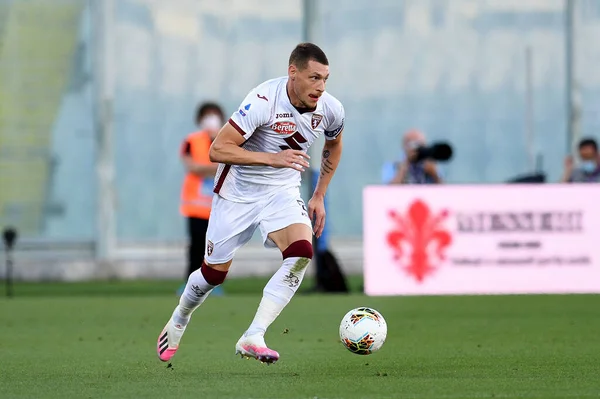 Torino FC 'den Andrea Belotti, İtalya' nın Floransa kentindeki Artemio Franchi Stadyumu 'nda Torino' ya karşı Fiorentina maçında 19 Temmuz 2020 - LM / Matteo Papini