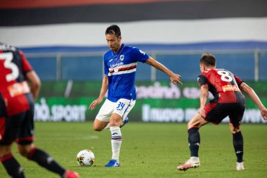 Maya yoshida (uc sampdoria) UC Sampdoria - Cenova, İtalya, 22 Temmuz 2020 - LM / Francesco Scaccianoce
