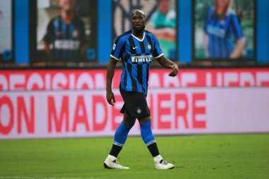 22 Temmuz 2020 - LM / Luca Rossini, İtalya 'nın Milano kentindeki San Siro Stadyumu' nda Inter-Fiorentina maçında romelu lukaku (inter)