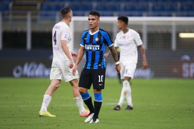 Lautaro martinez (inter), İtalya 'nın Milano kentindeki San Siro Stadyumu' nda Inter-Fiorentina maçında, 22 Temmuz 2020 - LM / Luca Rossini