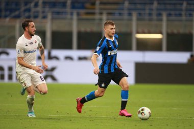Nicolo Barella (inter), İtalya 'nın Milano kentindeki San Siro Stadyumu' nda Inter-Fiorentina maçında 22 Temmuz 2020 - LM / Luca Rossini