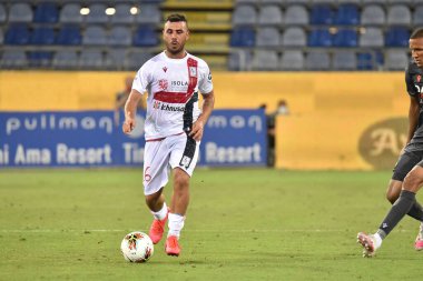 26 Temmuz 2020 'de İtalya' nın başkenti Cagliari 'deki Sardegna Arena' da Cagliari-Udinese maçında Cagliari Calcio 'dan daniele ragatzu - LM / Luigi Canu