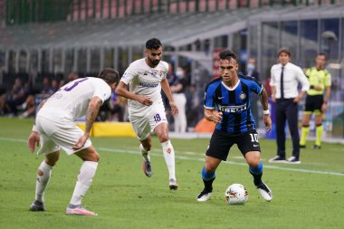 Lautaro martinez (inter), İtalya 'nın Milano kentindeki San Siro Stadyumu' nda Inter-Fiorentina maçında, 22 Temmuz 2020 - LM / Luca Rossini