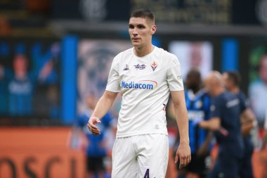 Nikola Milenkoviç (fiorentina), İtalya 'nın Milano kentindeki San Siro Stadyumu' nda Inter-Fiorentina maçında 22 Temmuz 2020 - LM / Luca Rossini