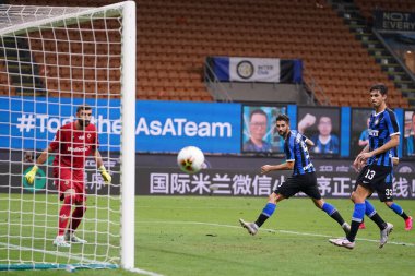 Roberto Gagliardini (inter), İtalya 'nın Milano kentindeki San Siro Stadyumu' nda Inter-Fiorentina maçında, 22 Temmuz 2020 - LM / Luca Rossini
