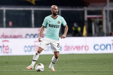 Cenova, İtalya 'da Cenova, 25 Temmuz 2020 - LM / Matteo Papini' de Cenova-FC Internazionale davasında FC inter borja valero görev başında