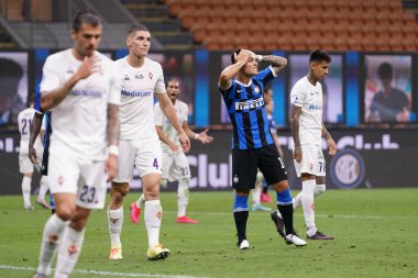 Lautaro martinez (inter), İtalya 'nın Milano kentindeki San Siro Stadyumu' nda Inter-Fiorentina maçında, 22 Temmuz 2020 - LM / Luca Rossini