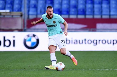Milan Skriniarof fc inter Cenova, İtalya 'da Cenova, 25 Temmuz 2020 - LM / Matteo Papini