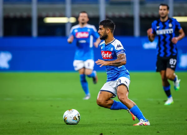 Lorenzo Insigne Ssc Napoli Serie 2019 Match Internazionale Ssc Napoli — стокове фото