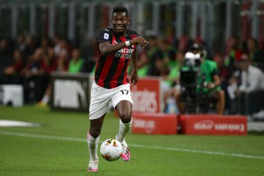 Milan-Cagliari Calcio maçında rafael leao (milan) Milan, İtalya 'da San Siro Stadyumu' nda, 01 Ağustos 2020 - LM / Luca Rossini