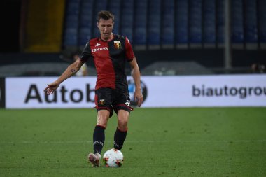 Luca lerager (genoa) Cenova, İtalya 'da Hellas Verona davasında, Ağustos 02 2020 - LM / Danilo Vigo