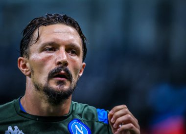 SSC Napoli takımından Mario Rui, FC Internazionale ile SSC Napoli arasında 28 Temmuz 2020 'de İtalya' nın Milano şehrindeki San Siro Stadyumu 'nda oynanan 2019 / 20 karşılaşmasında