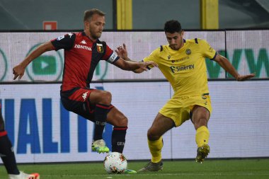 Domenico criscito (Genoa), Marco Davide Faraoni (verona) Cenova, İtalya 'da Hellas Verona' ya karşı, Ağustos 02 2020 - LM / Danilo Vigo