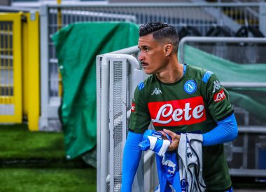 SSC Napoli takımından Jose Callejon, FC Internazionale ile SSC Napoli arasında 28 Temmuz 2020 tarihinde oynanan San Siro Stadyumu - Fotoğraf Fabrizio Carabelli / LM