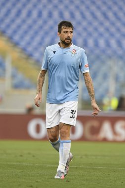 Francesco Acerbi (ss lazio) Roma, İtalya 'da Lazio-Brescia maçında, 29 Temmuz 2020 - LM / Claudio Pasquazi