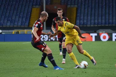 Andrea masiello (Genoa), Valentin eysseric (verona) Cenova, İtalya 'da Hellas Verona' ya karşı, Ağustos 02 2020 - LM / Danilo Vigo