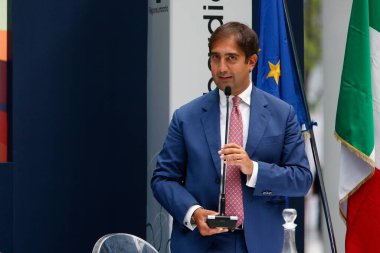 Geronimo the russa, İtalyan F1 Grand Prix Heineken otomobil kulübü Milano 'nun başkanı. İtalya Piazza Citta di Lombardia' da basın toplantısı, 27 Ağustos 2020 - LM / Francesco Scaccianoce