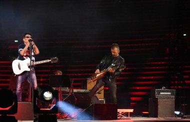 Edoardo Bennato sırasında edoardo bennato giuseppe scarpato - Verona, İtalya 'da Arena di Verona' da Güzellik Festivali, 12 Eylül 2020 - LM / Giancarlo Dalla Riva