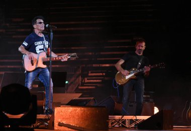 Edoardo Bennato sırasında edoardo bennato giuseppe scarpato - Verona, İtalya 'da Arena di Verona' da Güzellik Festivali, 12 Eylül 2020 - LM / Giancarlo Dalla Riva