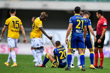 Sonbahar mattia zaccagni (hellas verona fc), 27 Eylül 2020 - LM / Alessio Marini 'nin Verona, İtalya' daki Bentegodi Stadyumu 'nda Hellas Verona' ya karşı Udinese maçında