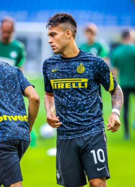 FC Internazionale 'den Lautaro Martnez, FC Internazionale - FC Internazionale - AC Pisa 1909, San Siro Stadyumu - Fotoğraf Fabrizio Carabelli / LM 
