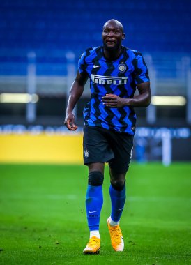FC Internazionale 'den Romelu Lukaku, FC Internazionale - FC Internazionale - AC Pisa 1909, San Siro Stadyumu - Fotoğraf Fabrizio Carabelli / LM