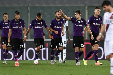 Federico chiesa (fiorentina) mutluluk ikincil gol Fiorentina vs Bologna, İtalya, 29 Temmuz 2020 - LM / Matteo Papini