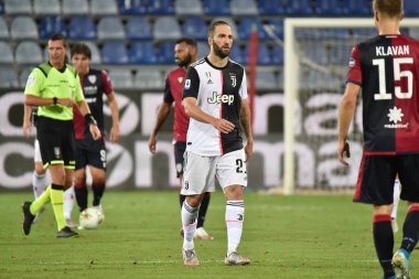 29 Temmuz 2020 'de İtalya' nın başkenti Cagliari 'deki Sardegna Arena' da Cagliari 'ye karşı Juventus davasında...