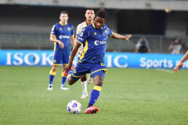 Verona, İtalya 'da Hellas Verona-AS Roma davasında adrien tameze (verona) 19 Eylül 2020 - LM / Alessio Tarpini